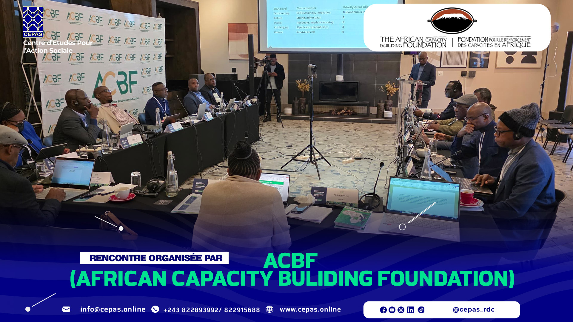 Le CEPAS, via le Directeur du centre, participe actuellement à la rencontre organisée par