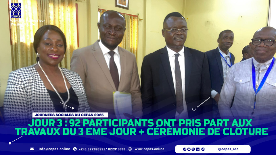 JOURNEES SOCIALES DU CEPAS 2025