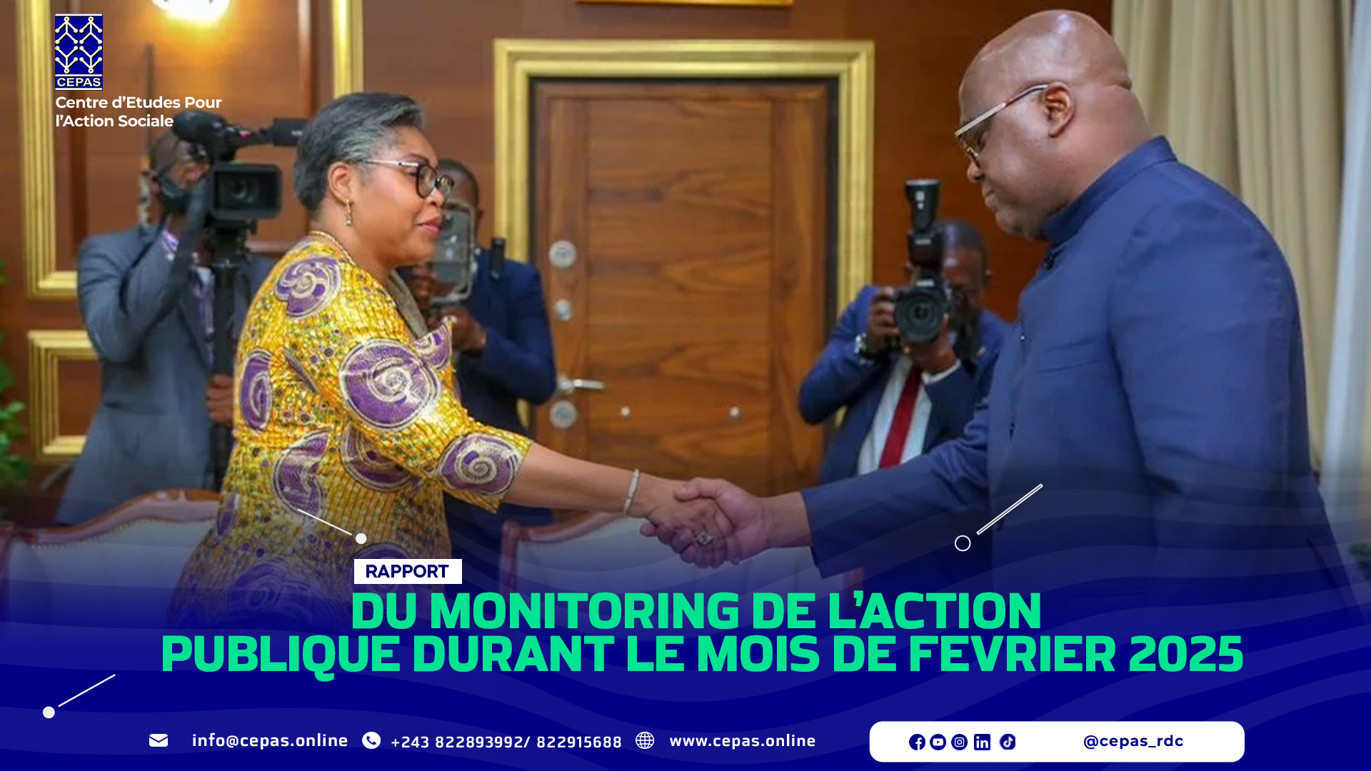 RAPPORT DU MONITORING DE L’ACTION PUBLIQUE DURANT LE MOIS DE FEVRIER 2025